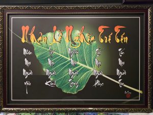 Tranh chữ Nhân- Lễ- Nghĩa -Trí -Tín-ID141