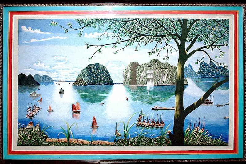 Nguồn cảm hứng của tranh thêu tay phong cảnh Vịnh Hạ Long Nguồn cảm hứng của tranh thêu tay phong cảnh Vịnh Hạ Long